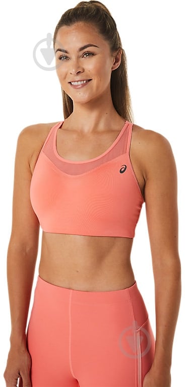 Бра Asics ACCELERATE BRA 2012B911-706 р.L оранжевый - фото 1