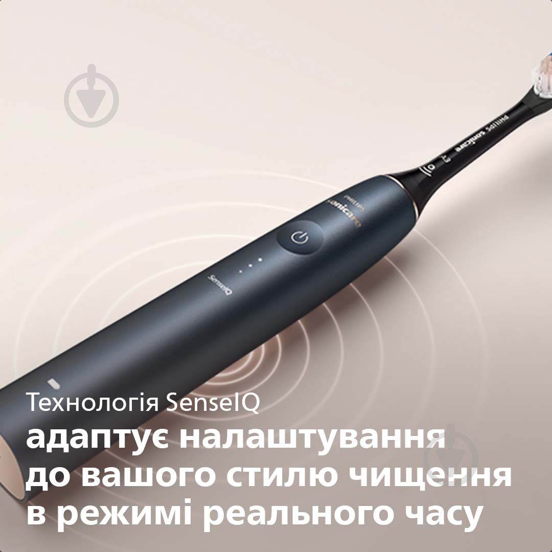 Набор Philips Sonicare Diamond Clean Prestige 9900 электрическая зубная щетка HX9992/12 + насадки HX9052/88 - фото 7