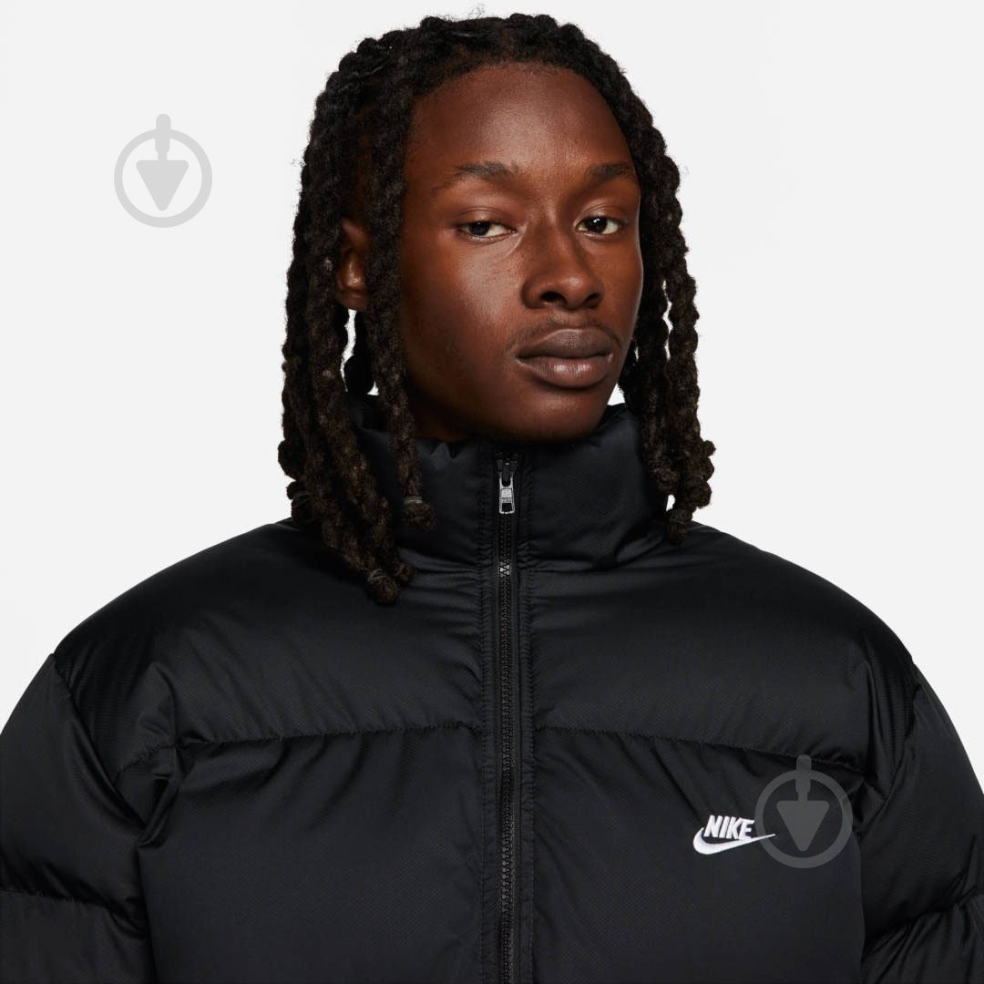 Куртка мужская зимняя Nike M NK TF CLUB PUFFER JKT FB7368-010 р.S черная - фото 3
