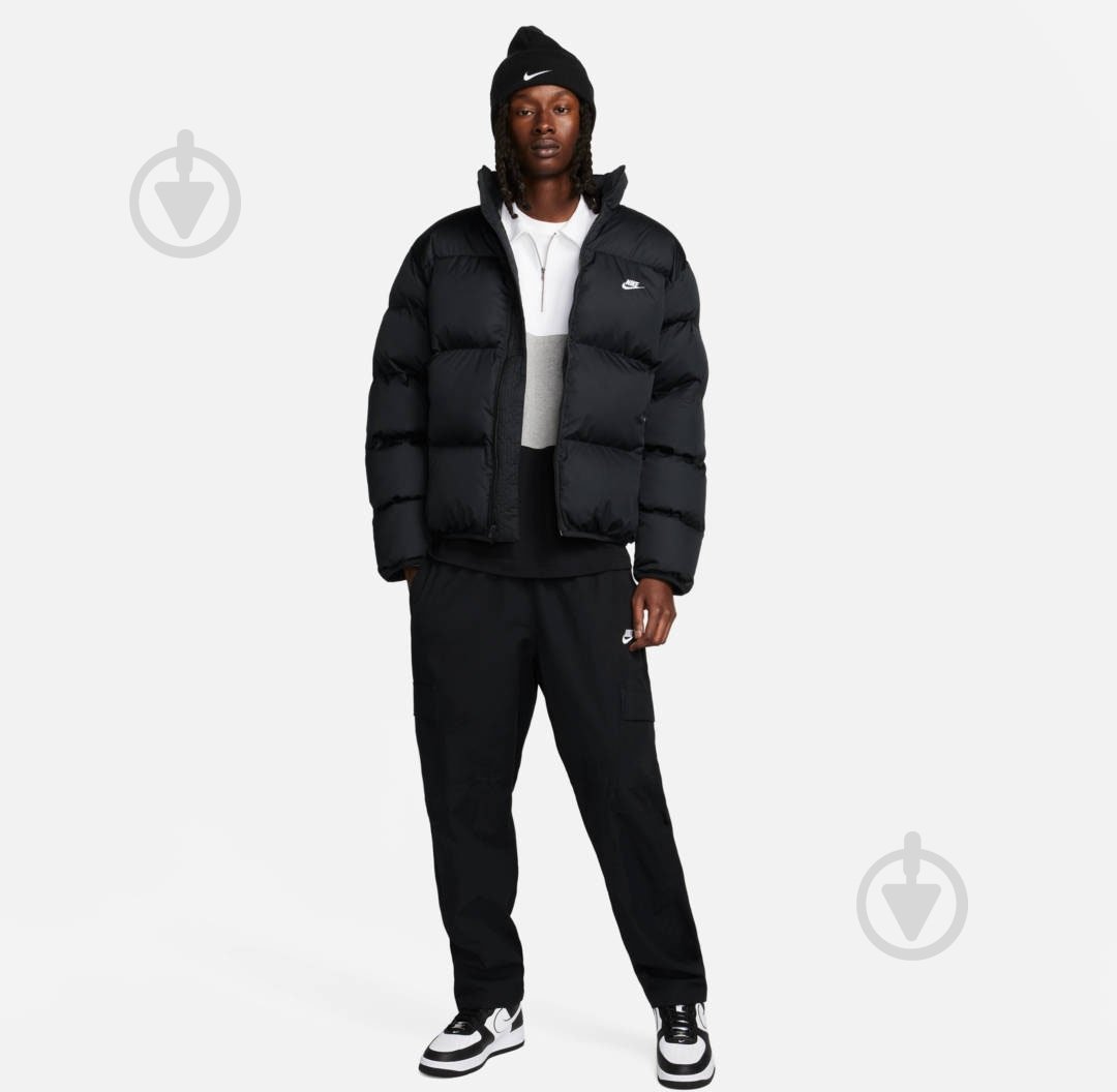 Куртка мужская зимняя Nike M NK TF CLUB PUFFER JKT FB7368-010 р.S черная - фото 6