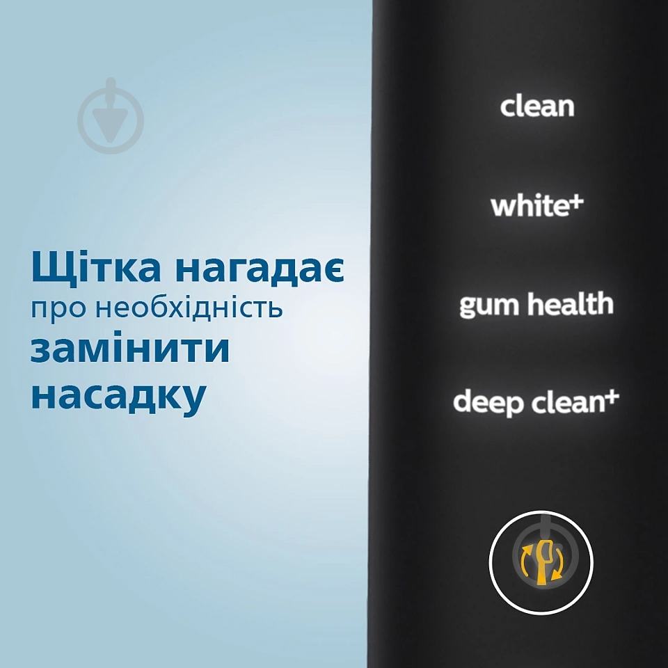 Набір Philips Sonicare Diamond Clean Smart 9400 електрична зубна щітка HX9917/89 + насадки HX9052/88 - фото 18 Набір Philips Sonicare Diamond Clean Smart 9400 електрична зубна щітка HX9917/89 + насадки HX9052/88 - фото 18