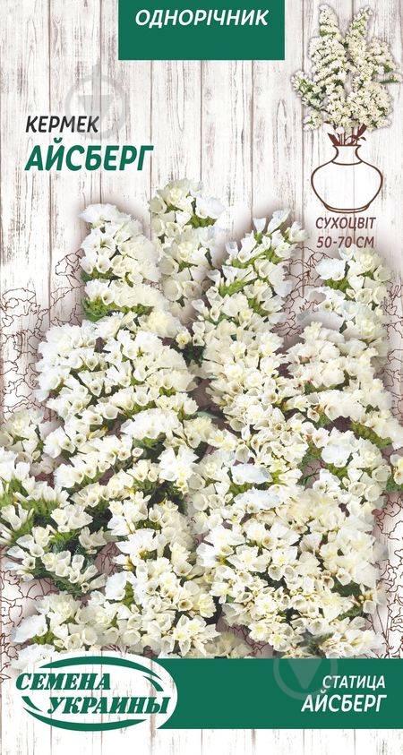 Семена Насіння України статица Айсберг 802400 0,2 г - фото 1