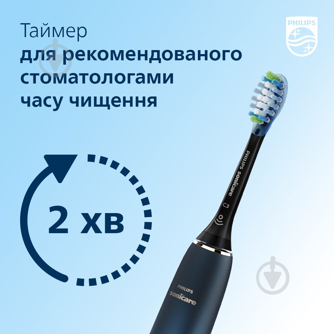 Набор Philips DiamondClean 9000 электрическая зубная щетка HX9911/88 + насадки HX9052/88 - фото 9