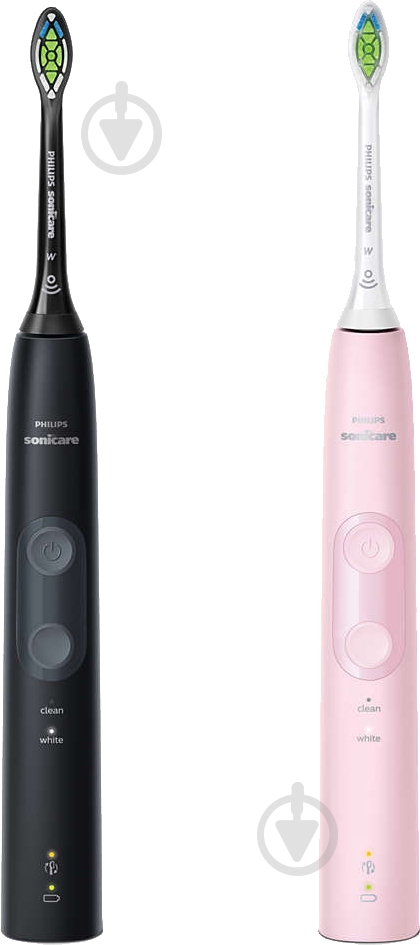 Набор электрических зубных щеток Philips Protective Clean 4500 HX6830/35 + насадки HX9054/87 - фото 2