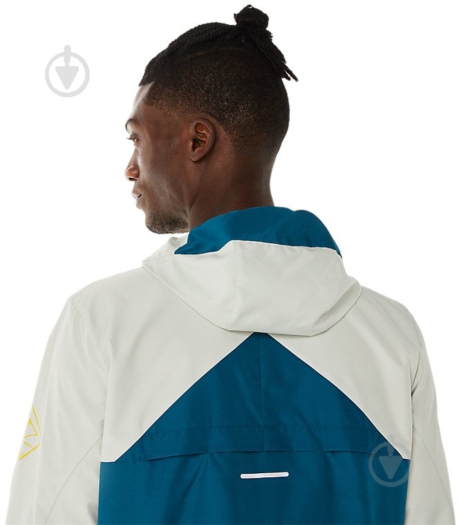 Ветровка Asics FUJITRAIL ANORAK 2011C382-407 р.2XL синяя - фото 4