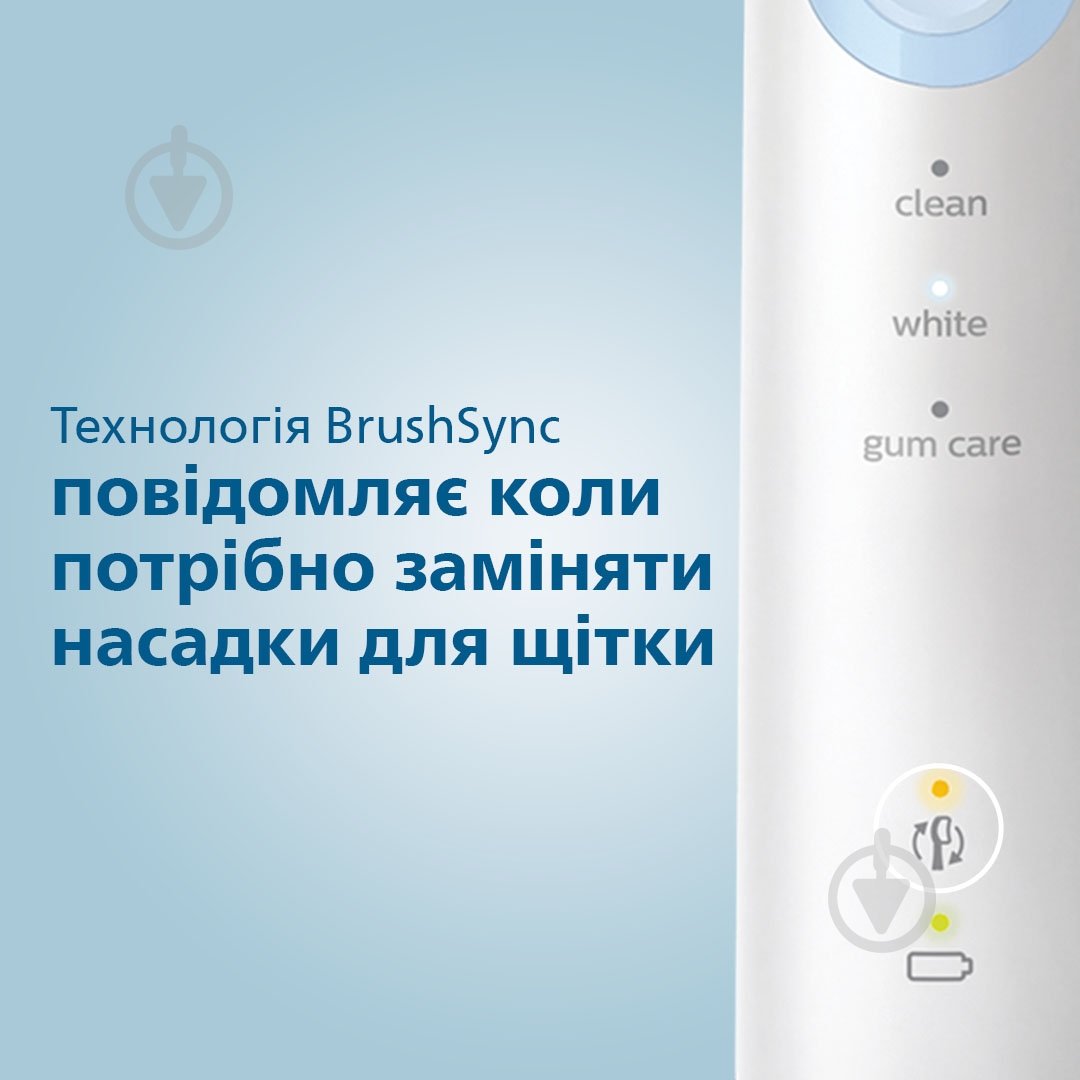 Електрична зубна щітка Philips HX6859/29 + насадки HX9054/87 - фото 13