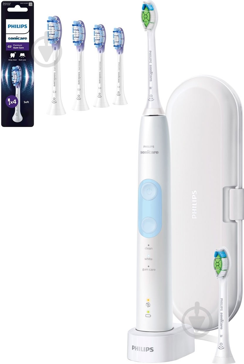 Електрична зубна щітка Philips HX6859/29 + насадки HX9054/87 - фото 1