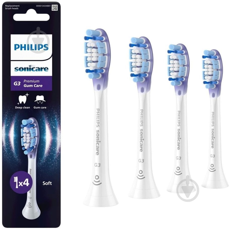 Електрична зубна щітка Philips HX6859/29 + насадки HX9054/87 - фото 3