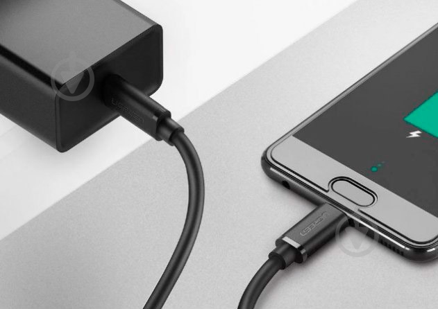 Дата-кабель UGREEN USB Type–C – Type–C 0,5 м black (50996) - фото 4