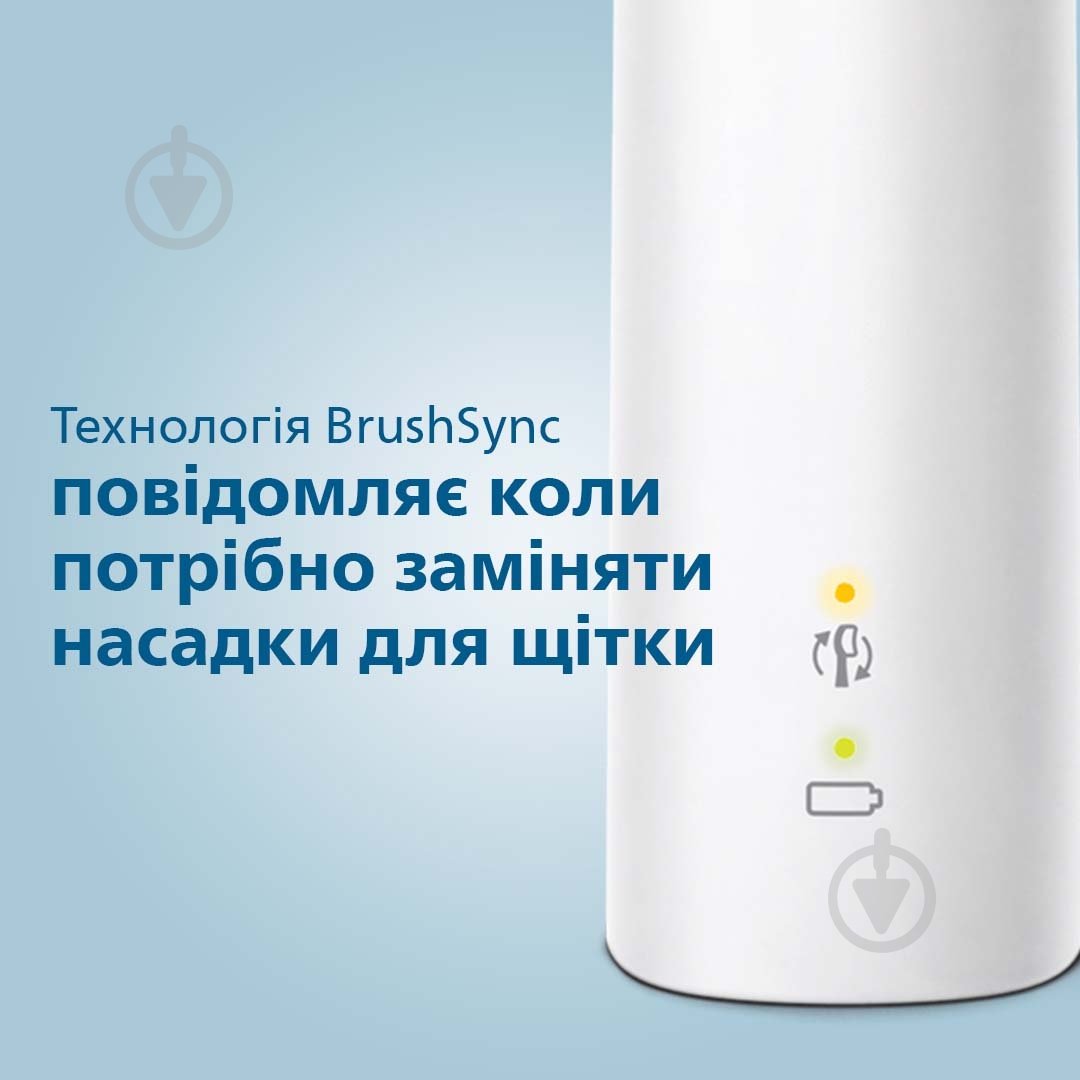 Електрична зубна щітка Philips ProtectiveClean HX6839/28 + насадки HX9054/87 - фото 9