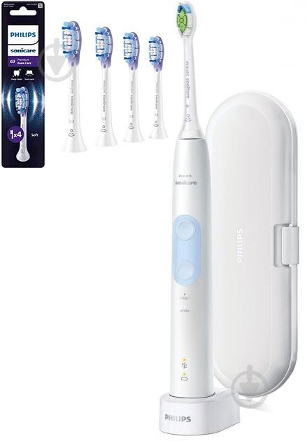 Електрична зубна щітка Philips ProtectiveClean HX6839/28 + насадки HX9054/87 - фото 1