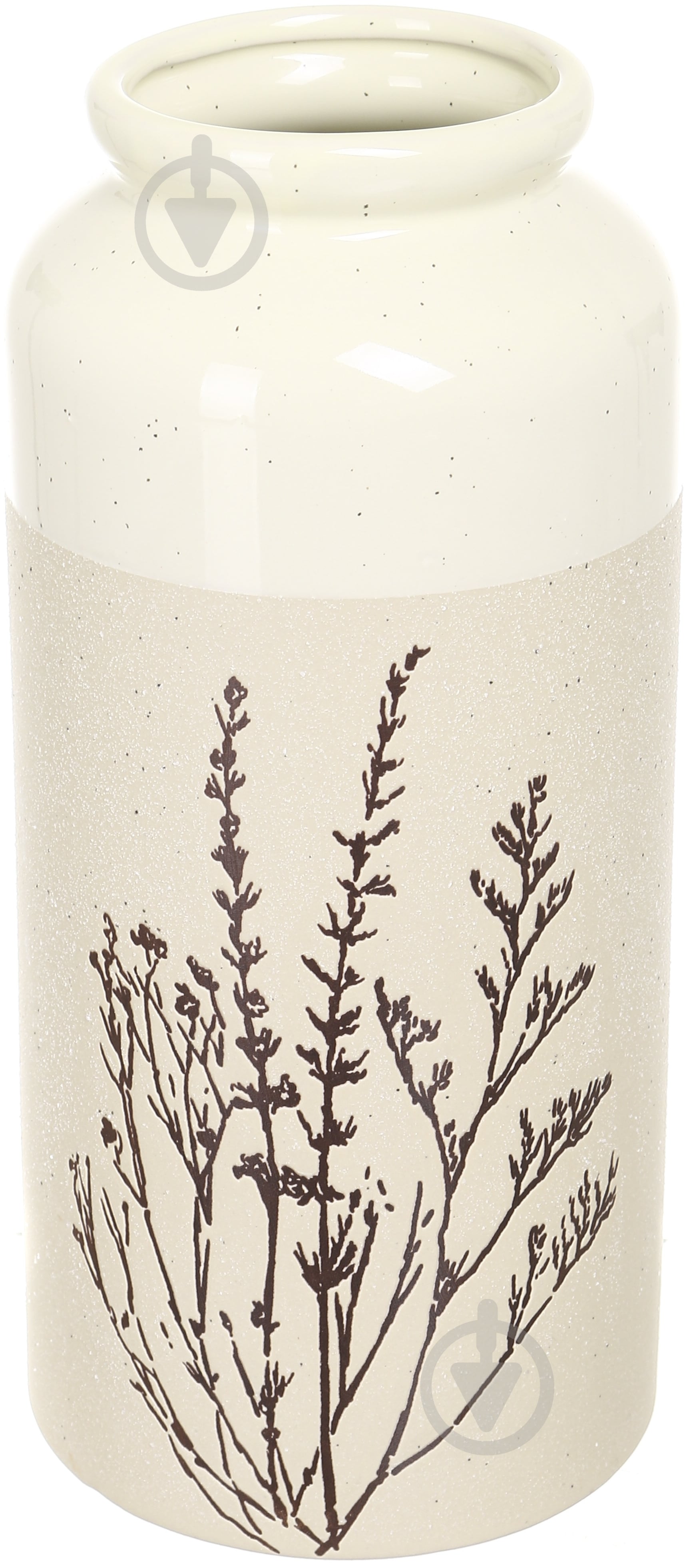 Ваза керамическая Лаванда 26 см бежевая SGC22K012-1 GU4004+Y0002 Vase - фото 1