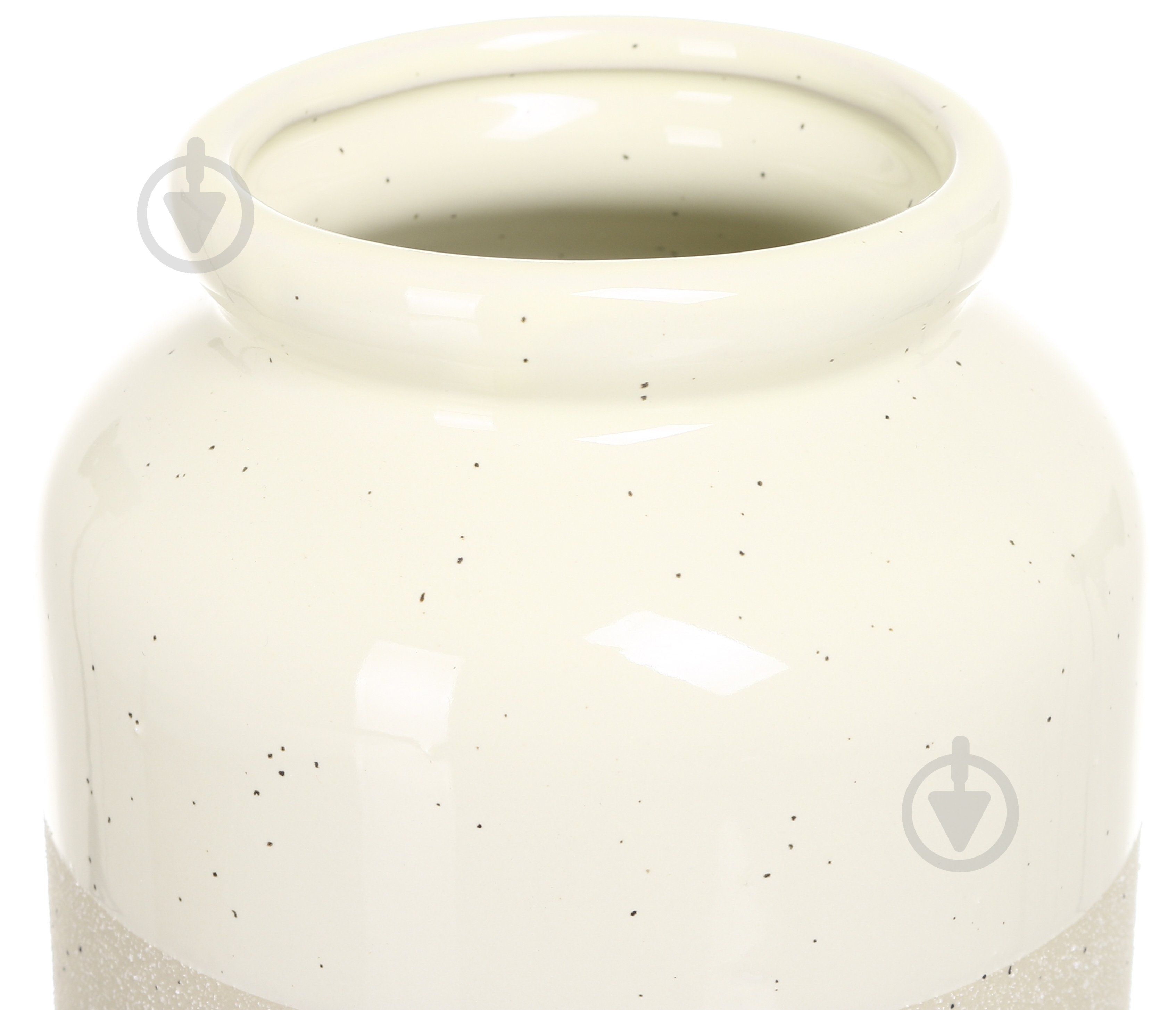 Ваза керамическая Лаванда 26 см бежевая SGC22K012-1 GU4004+Y0002 Vase - фото 2