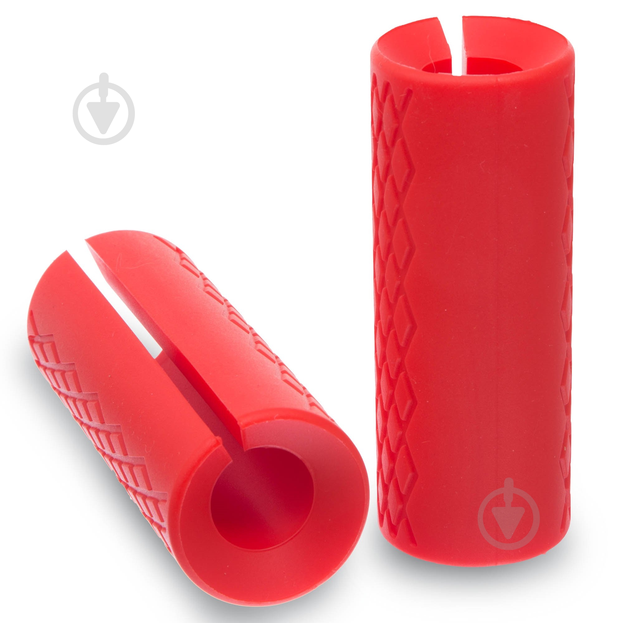 Расширитель EasyFit грифа EF-11791 широкий 12.7 х 5.5 см 2 штуки (пара) красный - фото 1