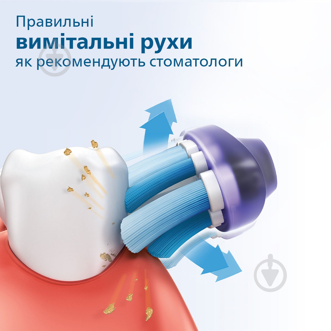 Електрична зубна щітка Philips HX6830/53 + насадки HX9054/88 - фото 5
