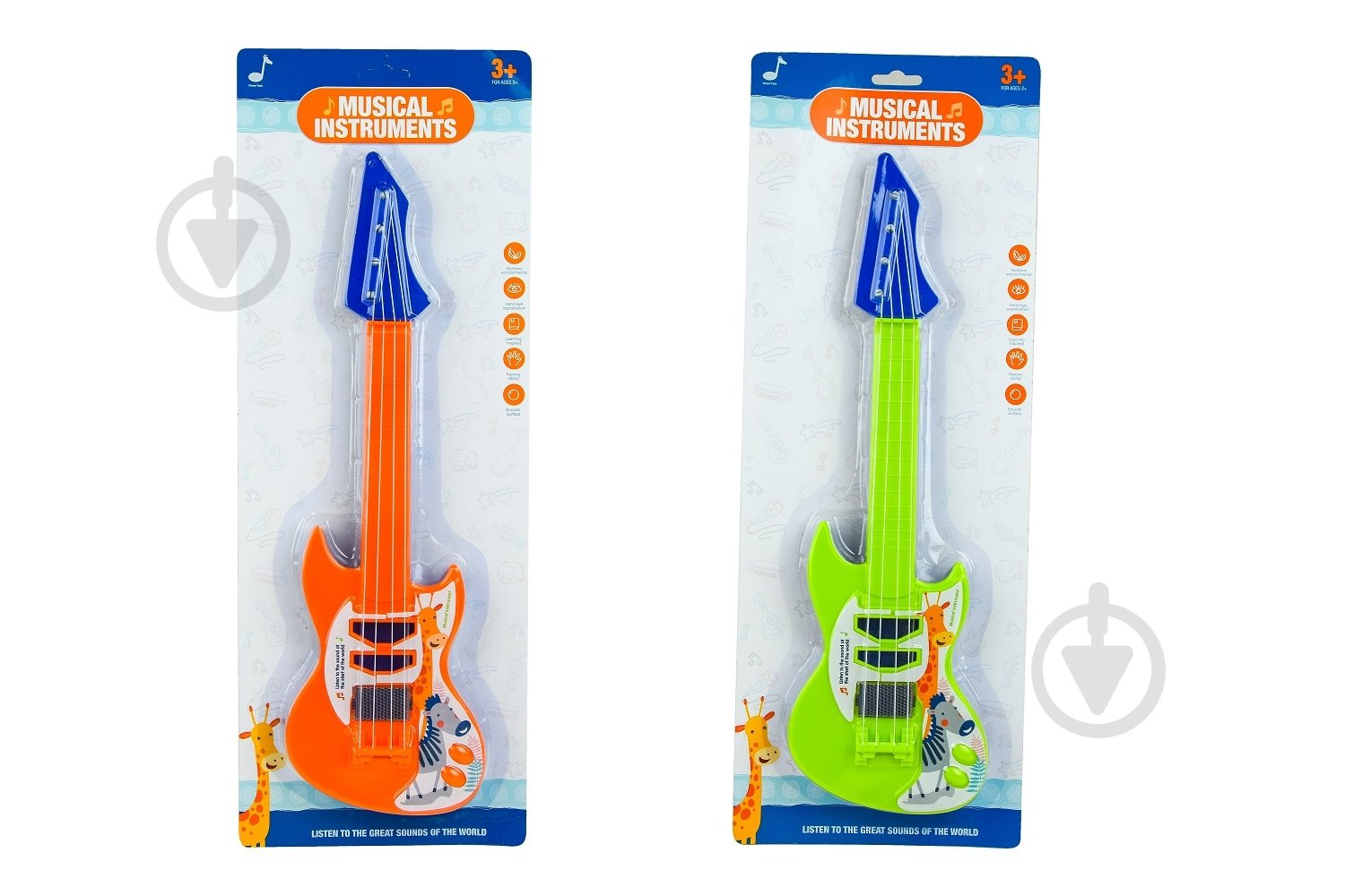 Музыкальный инструмент Гитара 6821E 2 цвета в ассортименте - фото 1 Музыкальный инструмент Гитара 6821E 2 цвета в ассортименте - фото 1