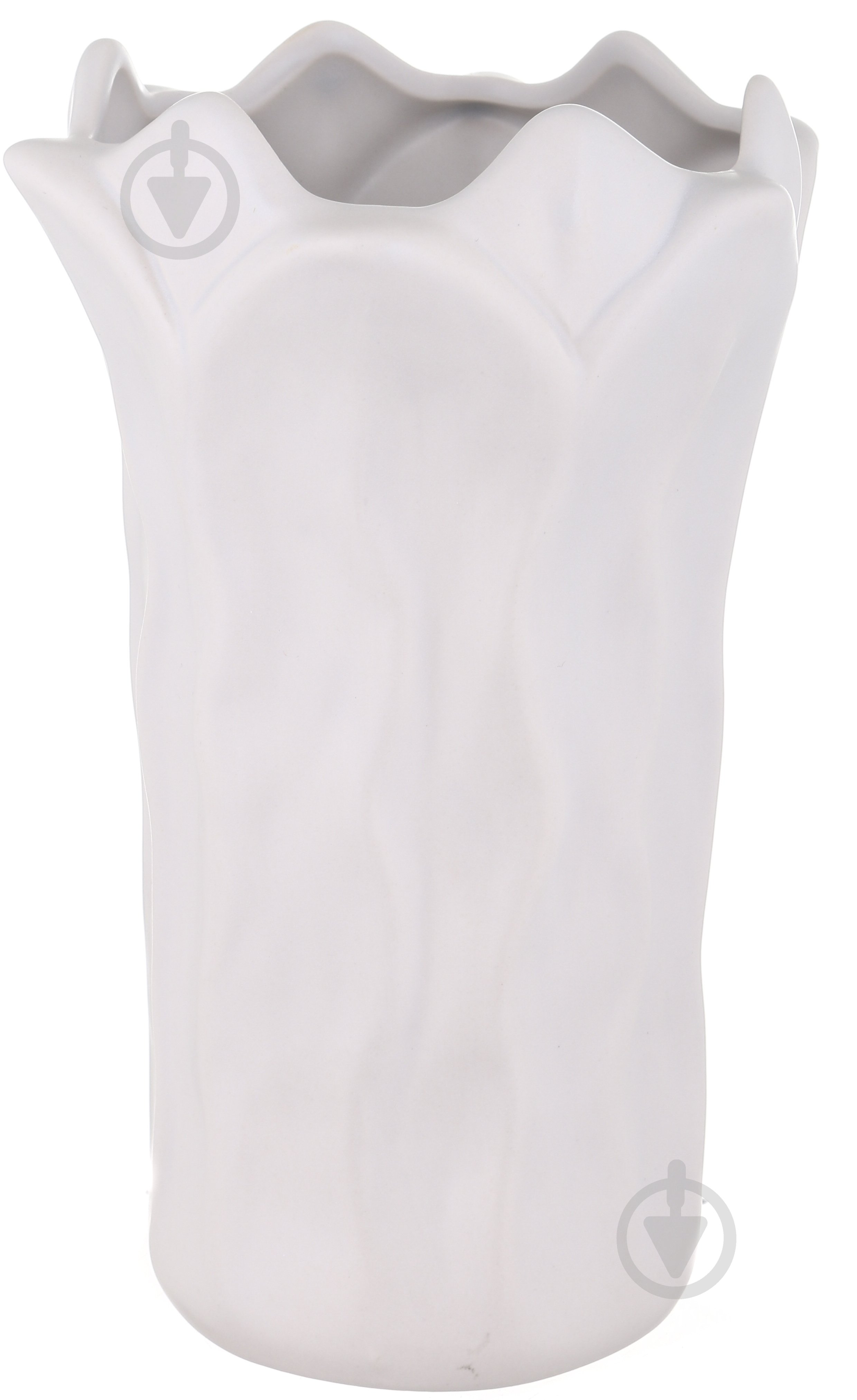 Ваза Оллин керамическая DLP2244A-1 23 см белая DLP2244A-1 - фото 1