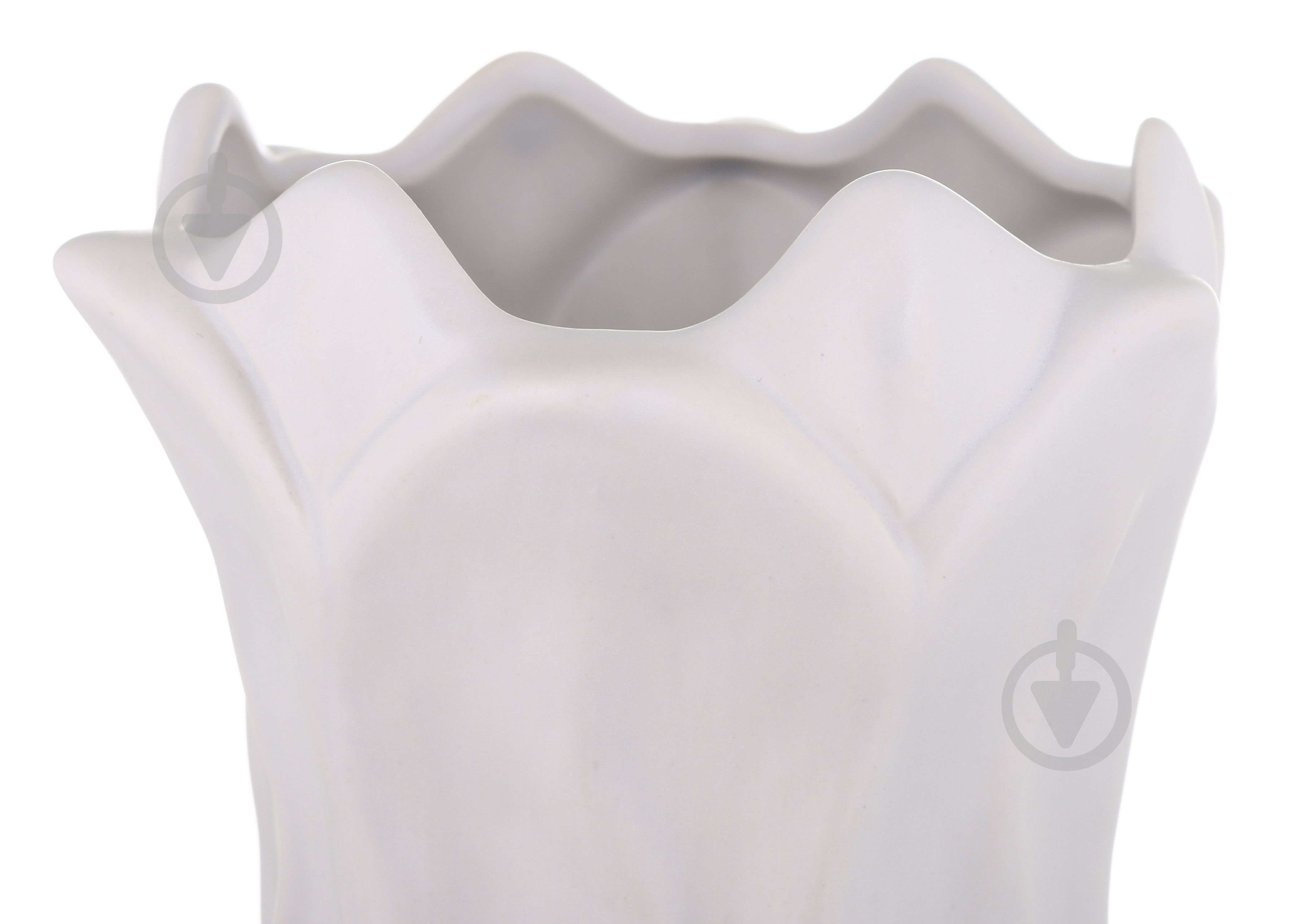 Ваза Оллин керамическая DLP2244A-1 23 см белая DLP2244A-1 - фото 2