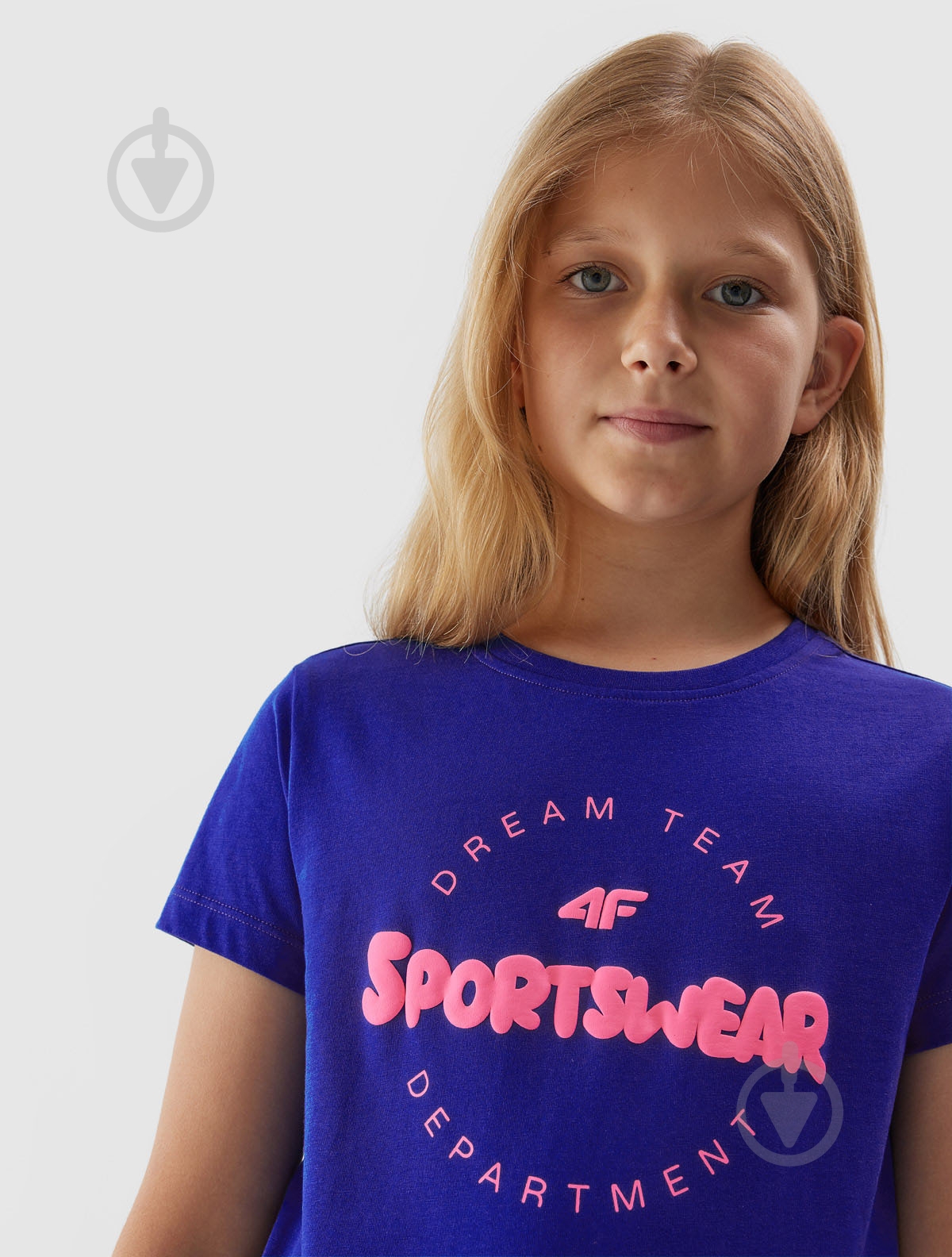 Футболка 4F TSHIRT F1374 4FJRAW23TTSHF1374-36S р.122 синий - фото 3