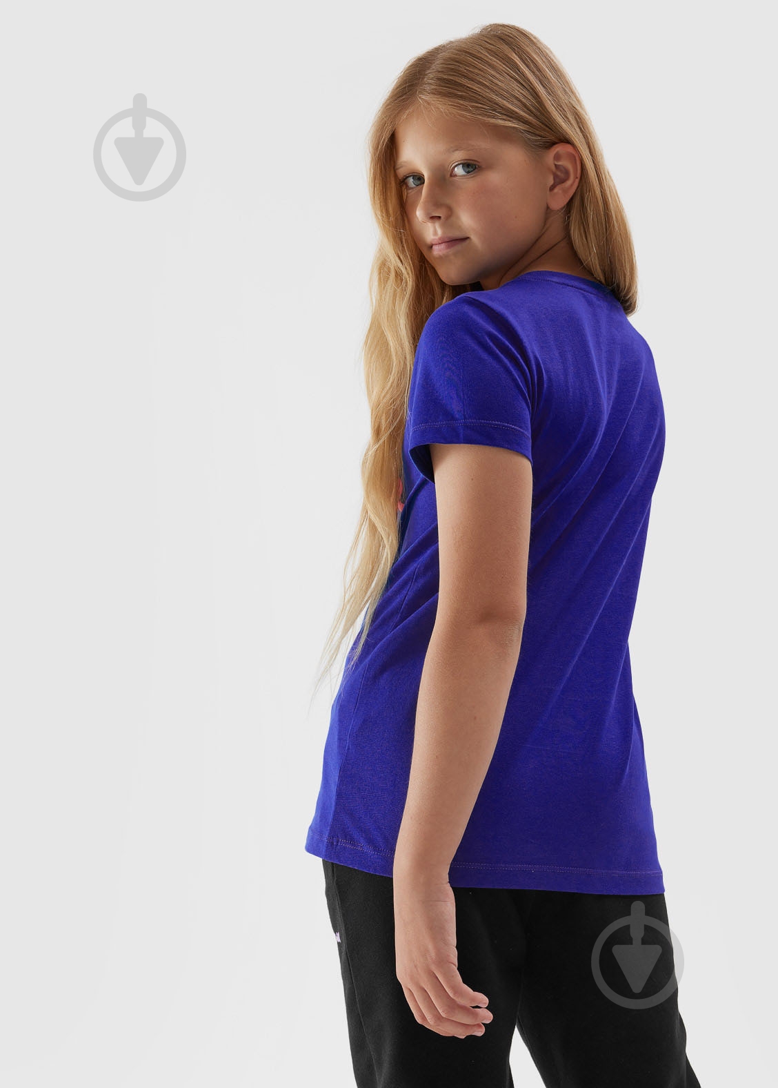 Футболка 4F TSHIRT F1374 4FJRAW23TTSHF1374-36S р.122 синий - фото 5