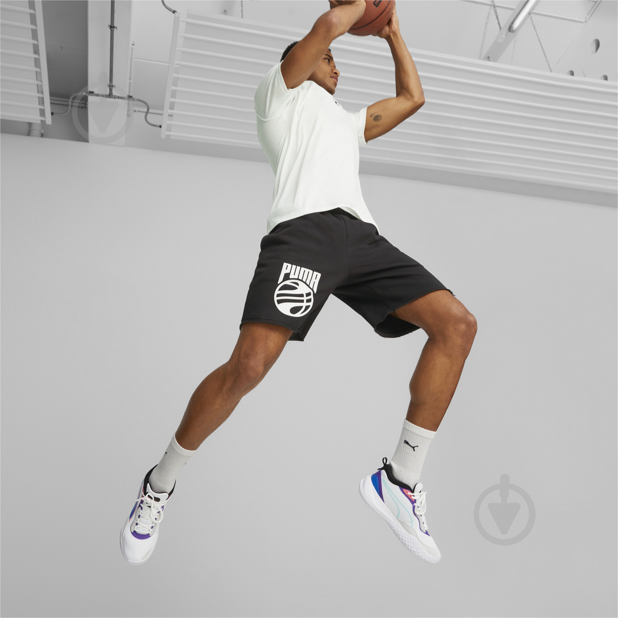 Шорты Puma POSTERIZE SHORT 53876501 р. L черный - фото 3