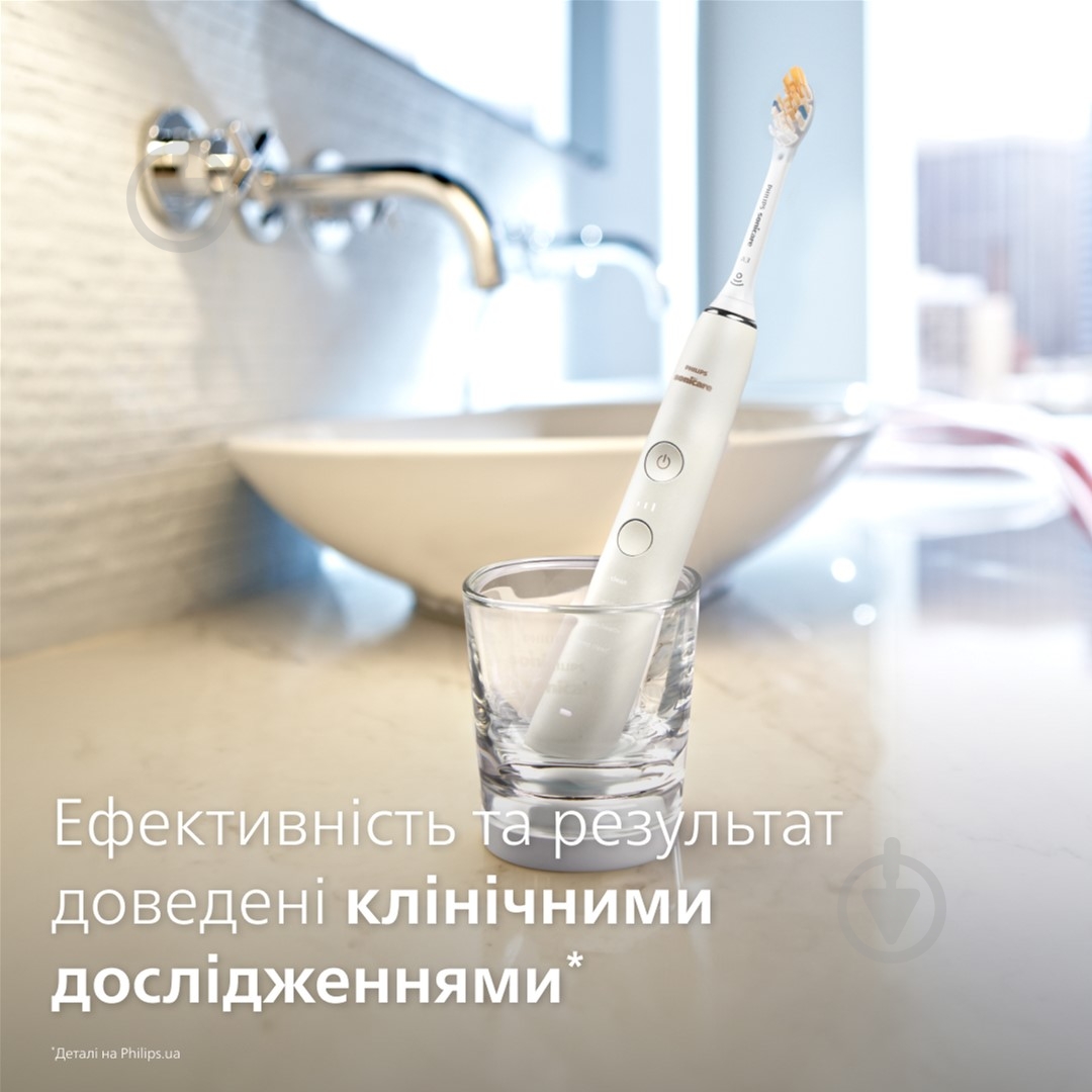 Набір Philips Series 9000 Електрична зубна щітка HX9911/19 + насадки HX9092/87 - фото 18 Набір Philips Series 9000 Електрична зубна щітка HX9911/19 + насадки HX9092/87 - фото 18