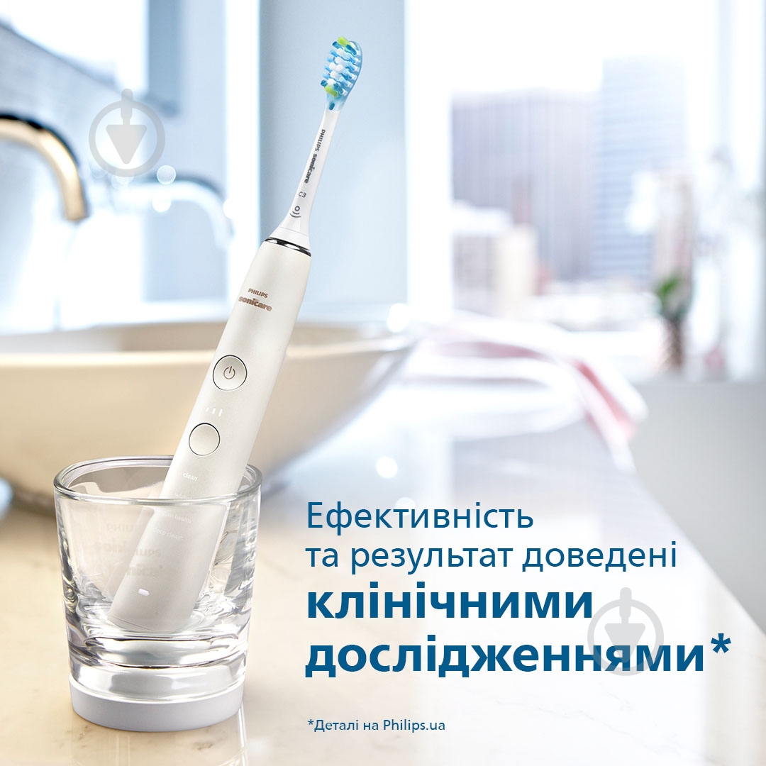 Набір Philips Sonicare Diamond Clean Smart 9400 Електрична зубна щітка HX9917/88 + насадки HX9092/87 - фото 17 Набір Philips Sonicare Diamond Clean Smart 9400 Електрична зубна щітка HX9917/88 + насадки HX9092/87 - фото 17