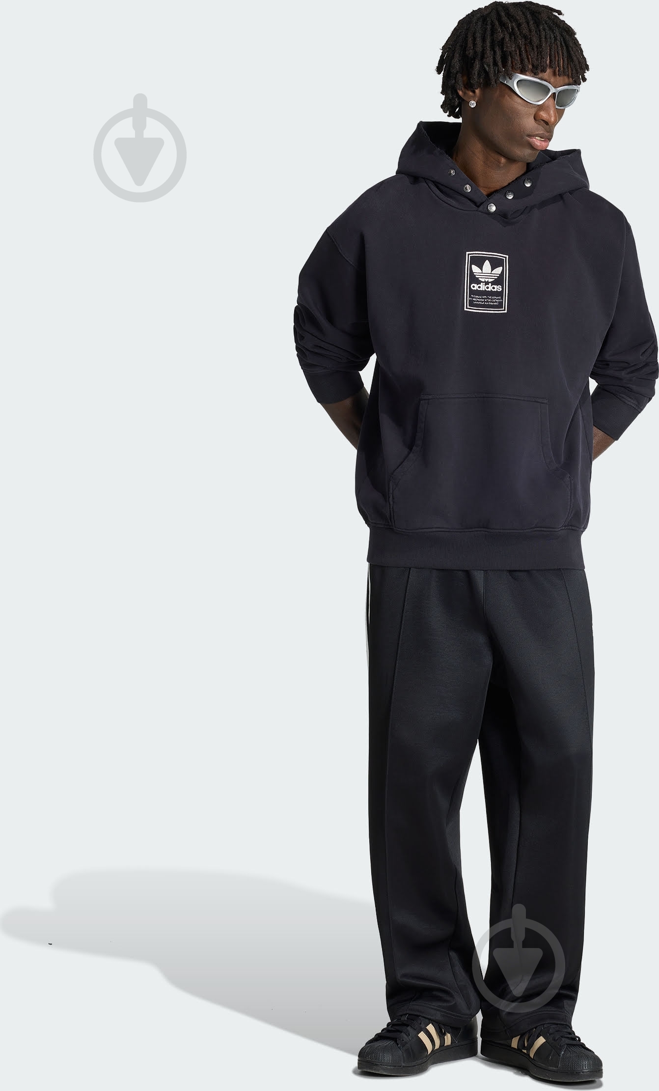 Джемпер Adidas ELEVATED GFX HD KW4402 р.M черный - фото 4
