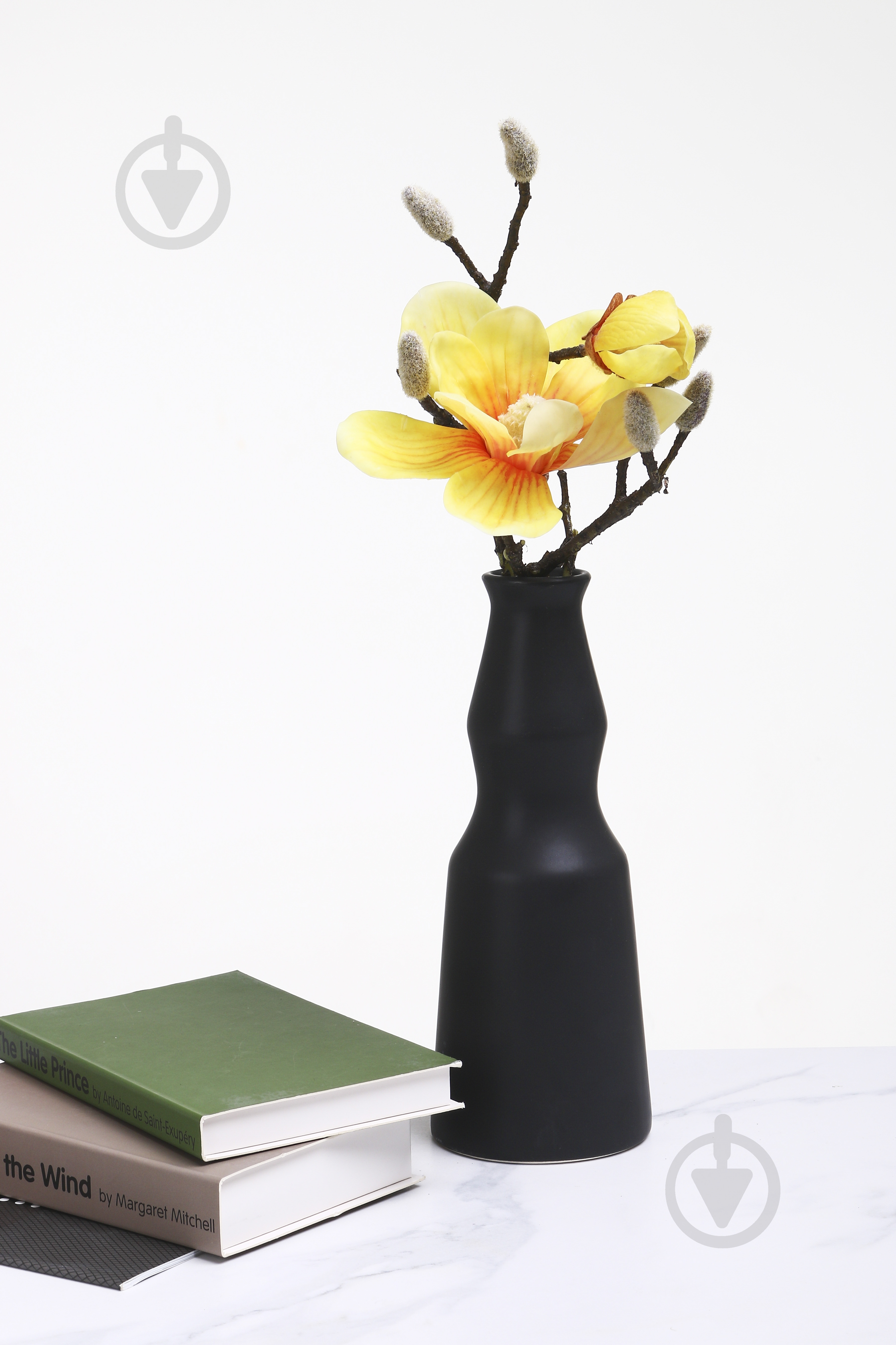 Ваза Мерида керамическая DLP23247B 26,3 см черная DLP23247B - фото 4