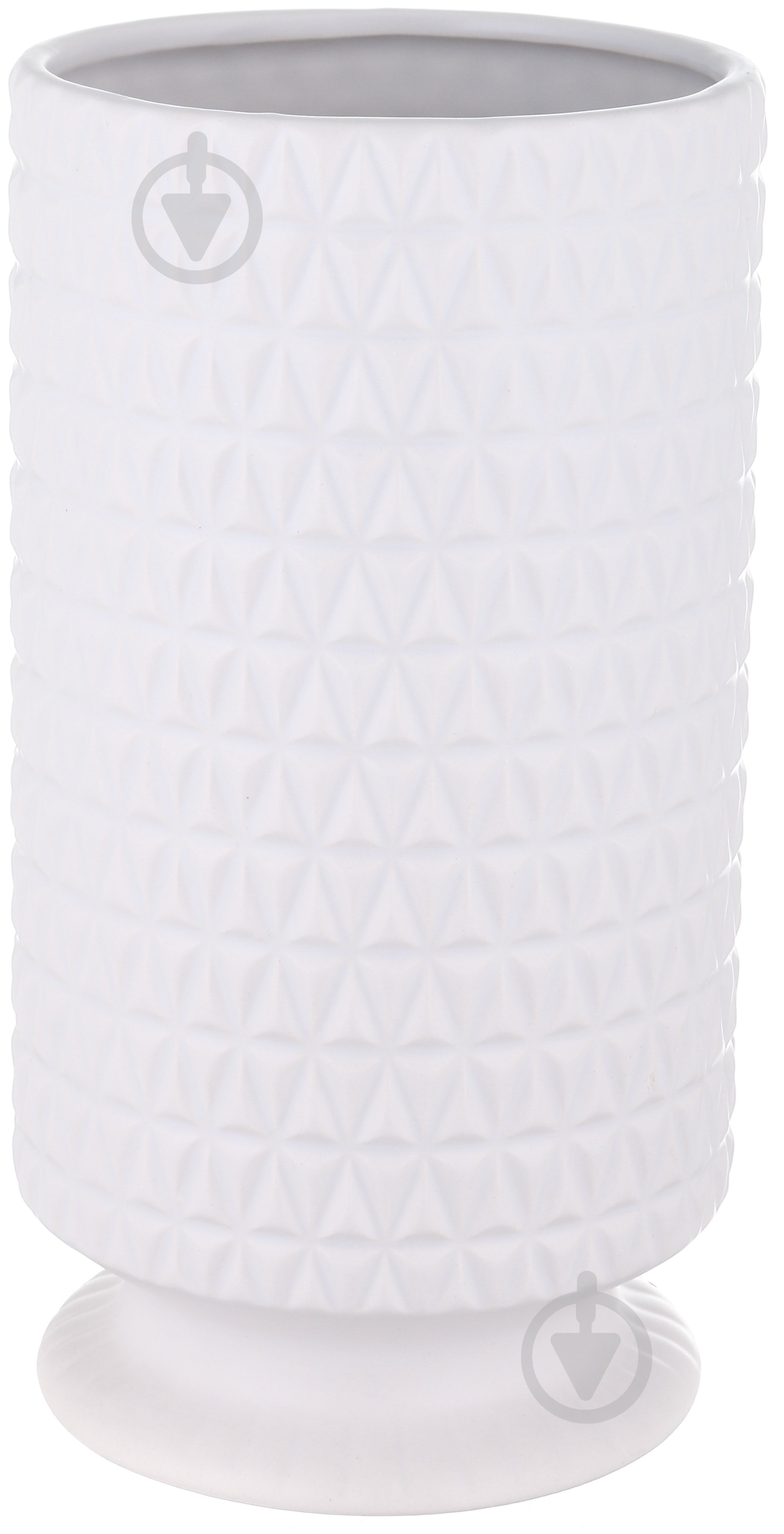 Ваза Холиско керамическая DLP2356A-1 24,5 см белая DLP2356A-1 - фото 1