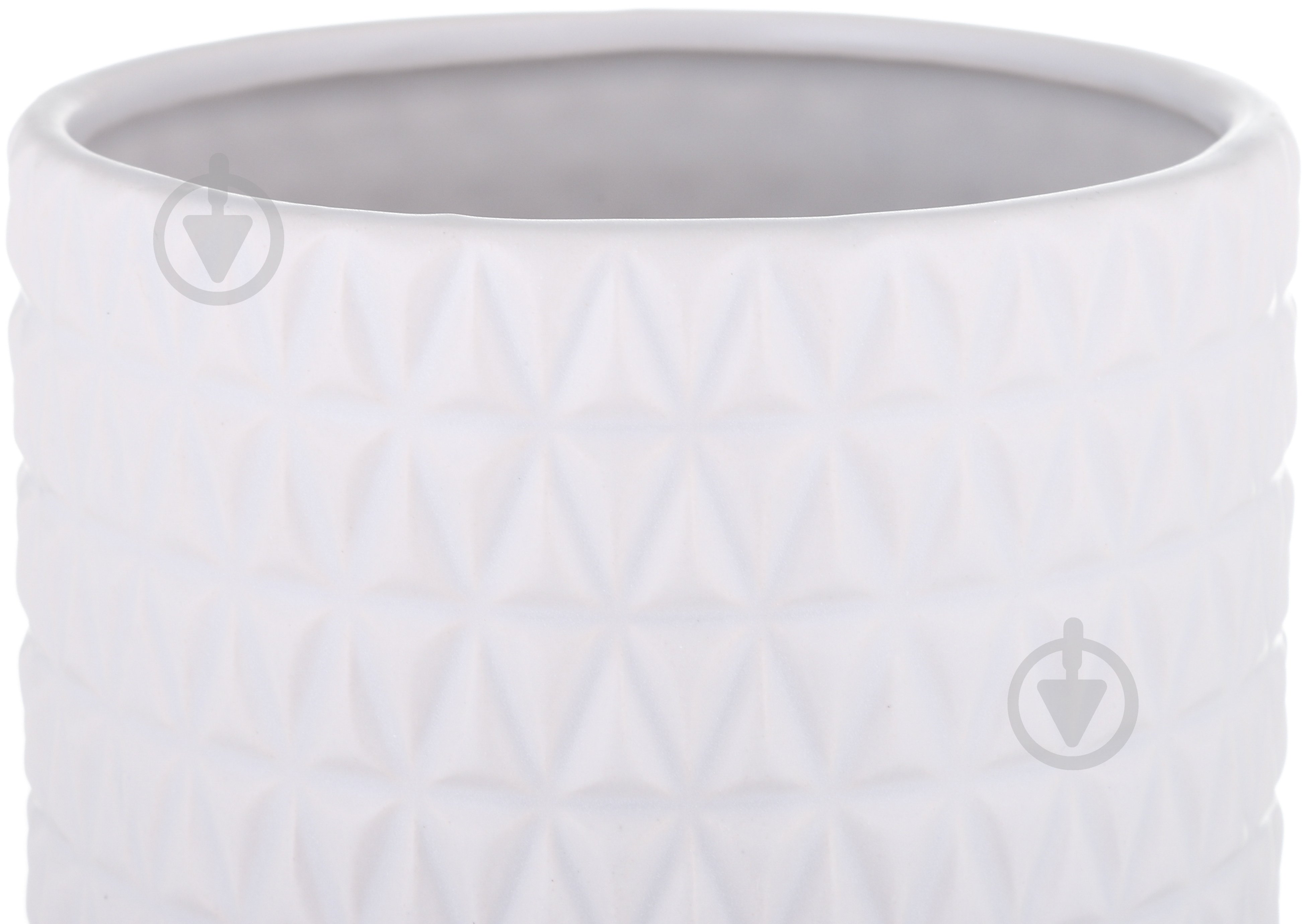 Ваза Холиско керамическая DLP2356A-1 24,5 см белая DLP2356A-1 - фото 2