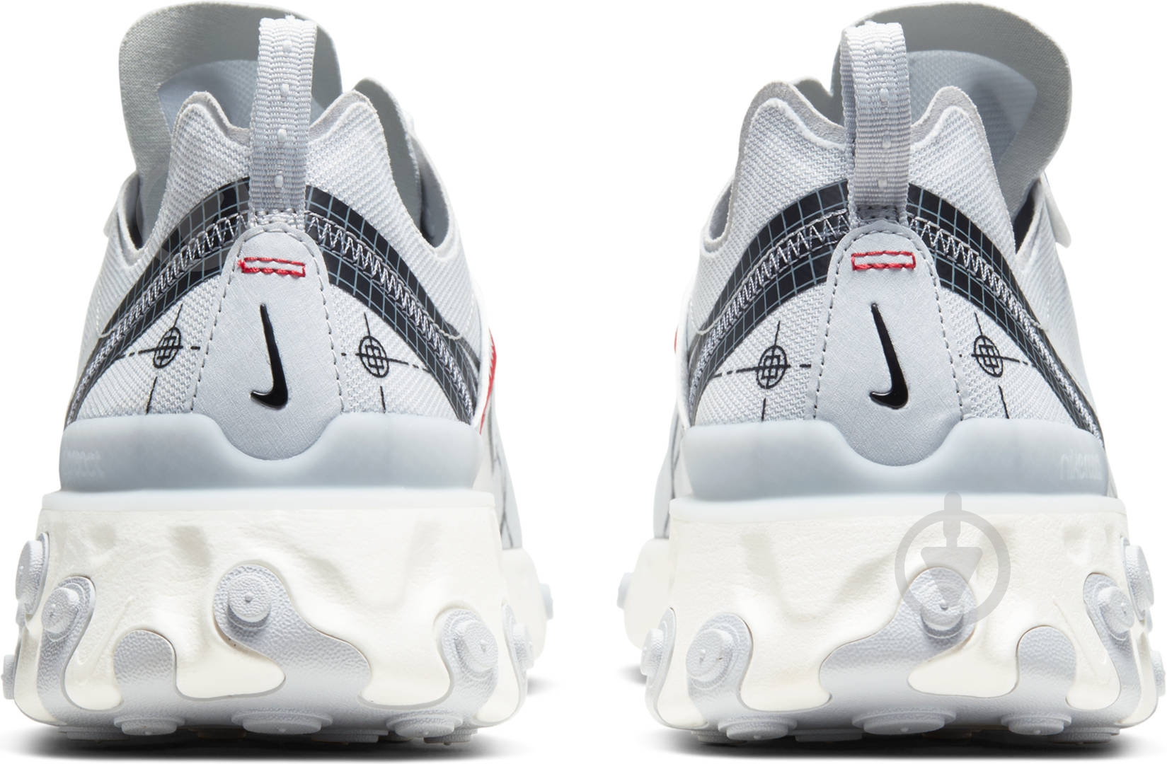 Кроссовки мужские демисезонные Nike React Element 55 CU3009-002 р.42 белые - фото 2