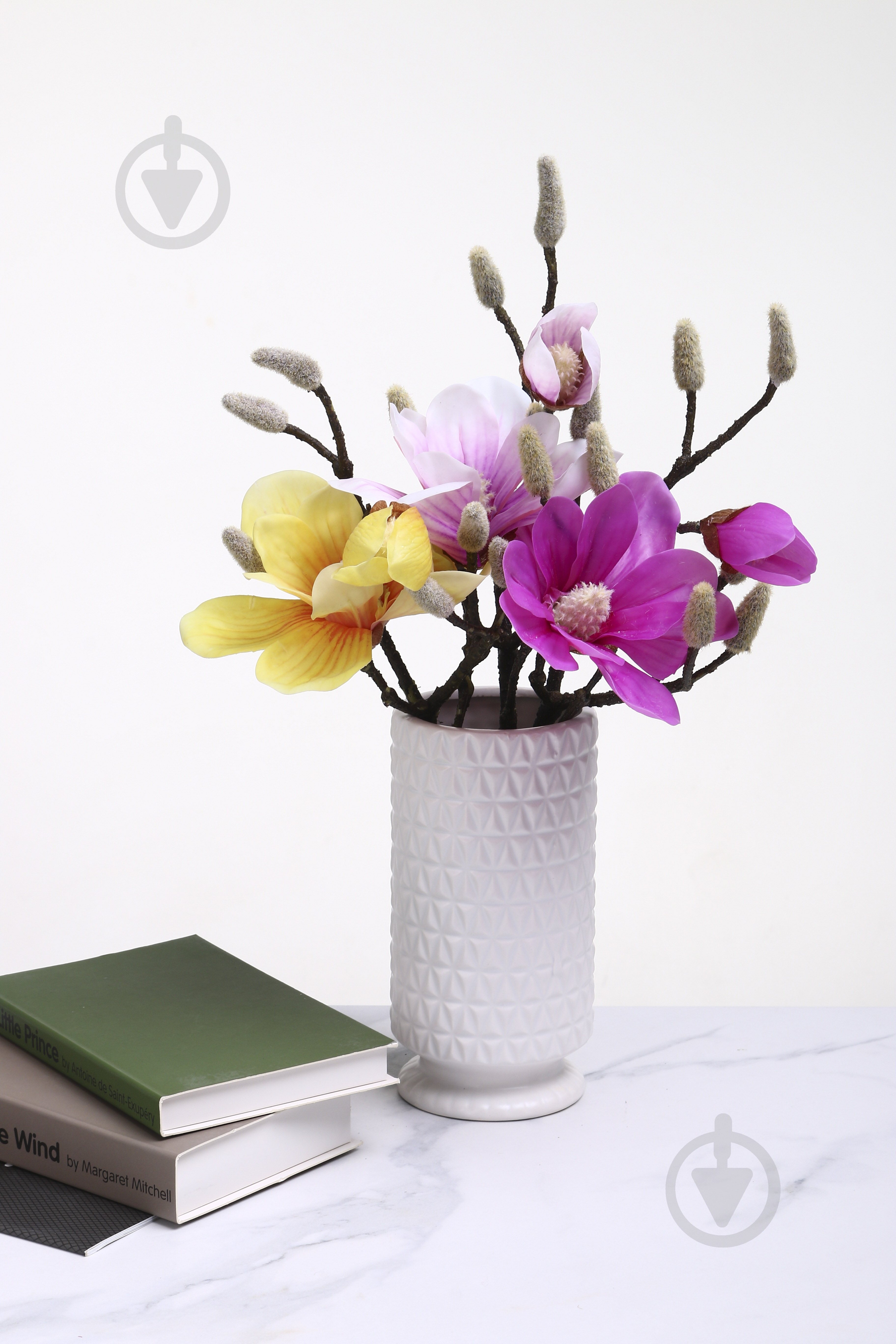 Ваза Холиско керамическая DLP2356A-2 20 см белая DLP2356A-2 - фото 4 Ваза Холиско керамическая DLP2356A-2 20 см белая DLP2356A-2 - фото 4