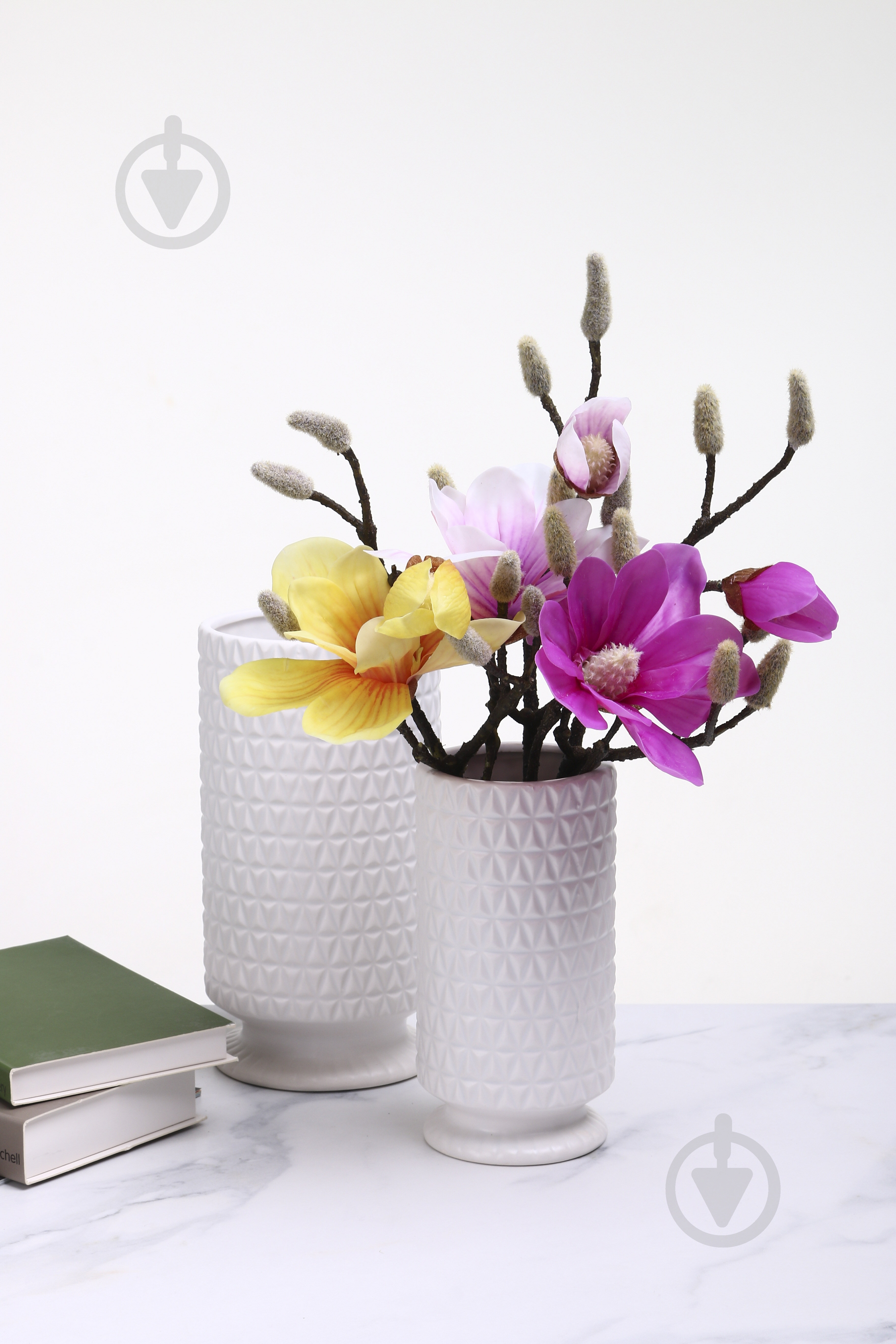 Ваза Холиско керамическая DLP2356A-2 20 см белая DLP2356A-2 - фото 5 Ваза Холиско керамическая DLP2356A-2 20 см белая DLP2356A-2 - фото 5