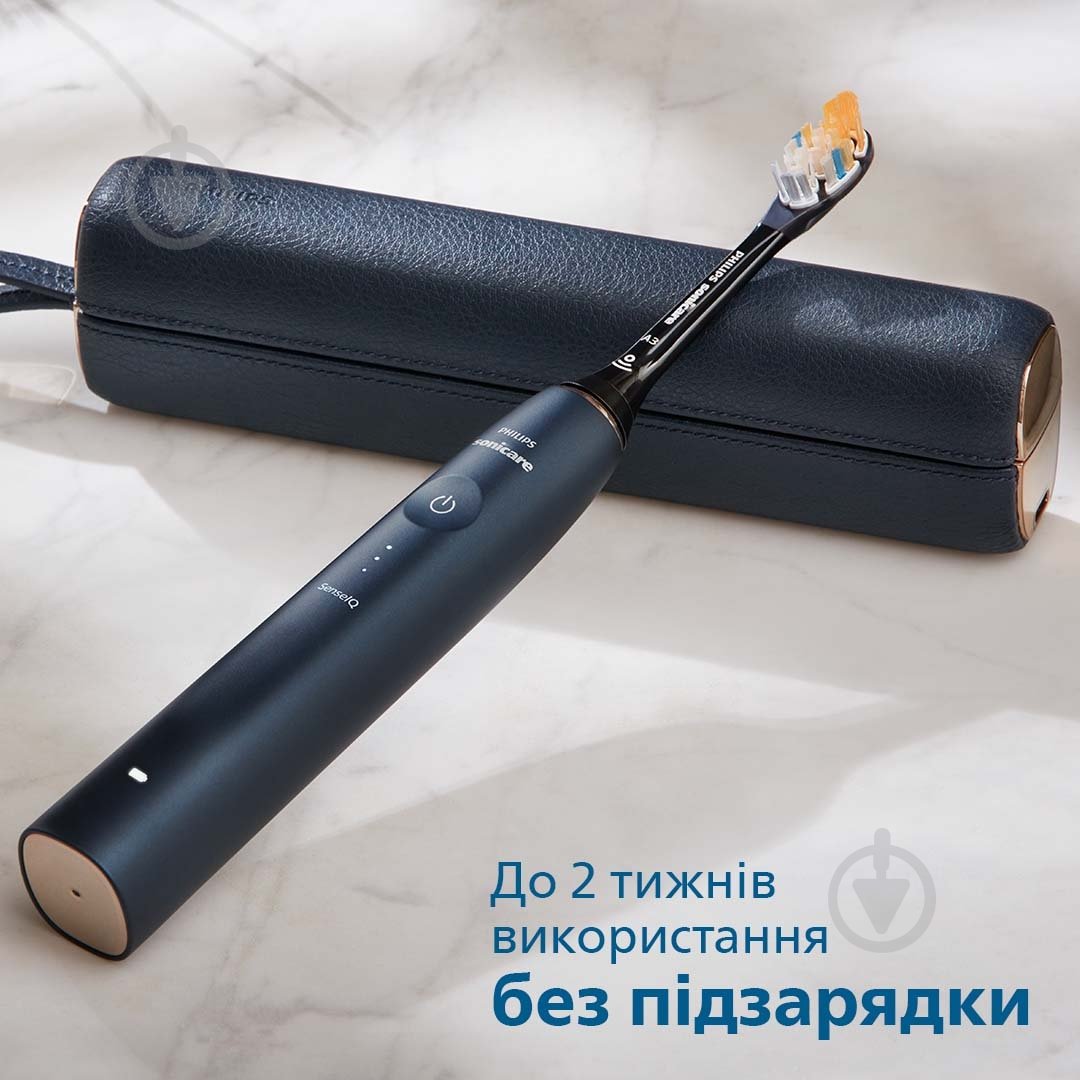 Набір Philips Sonicare Diamond Clean Prestige 9900 Електрична зубна щітка HX9992/12 + насадки HX9092/88 - фото 11 Набір Philips Sonicare Diamond Clean Prestige 9900 Електрична зубна щітка HX9992/12 + насадки HX9092/88 - фото 11