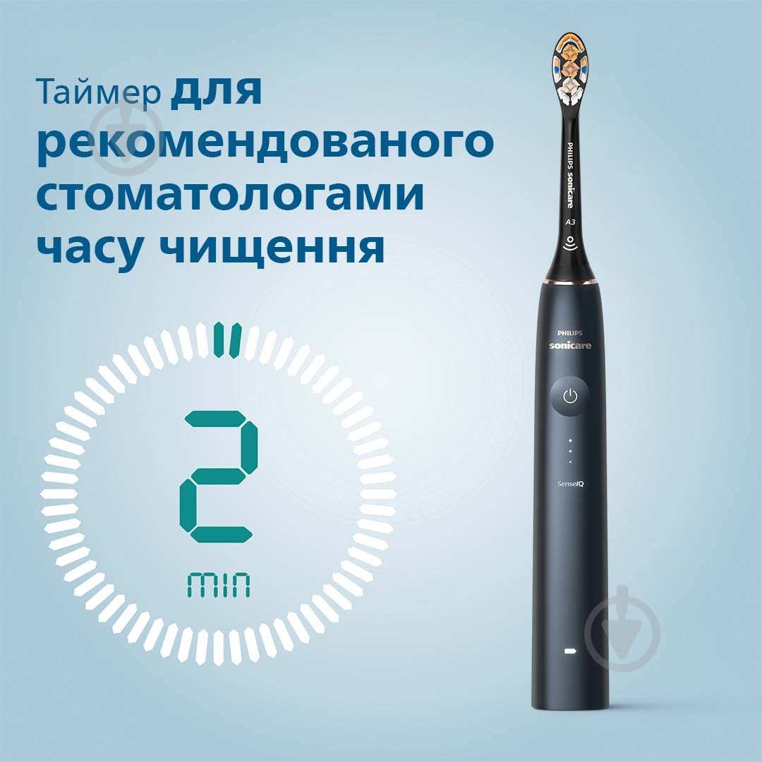 Набір Philips Sonicare Diamond Clean Prestige 9900 Електрична зубна щітка HX9992/12 + насадки HX9092/88 - фото 10 Набір Philips Sonicare Diamond Clean Prestige 9900 Електрична зубна щітка HX9992/12 + насадки HX9092/88 - фото 10