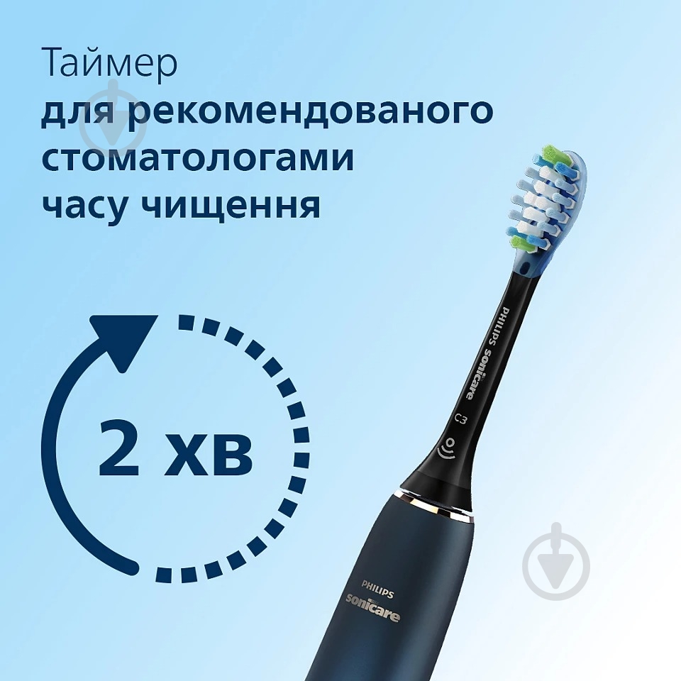 Набор Philips DiamondClean 9000 электрическая зубная щетка HX9911/88 + насадки HX9092/88 - фото 7