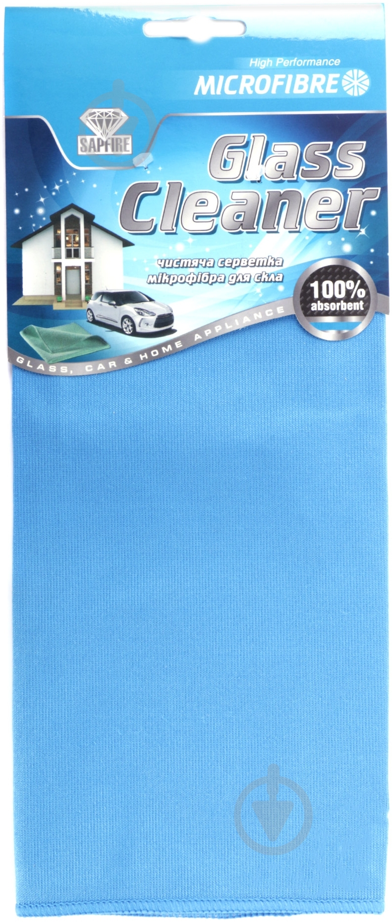 Салфетка автомобильная  для стекла SAPFIRE 989843 1 шт. - фото 1