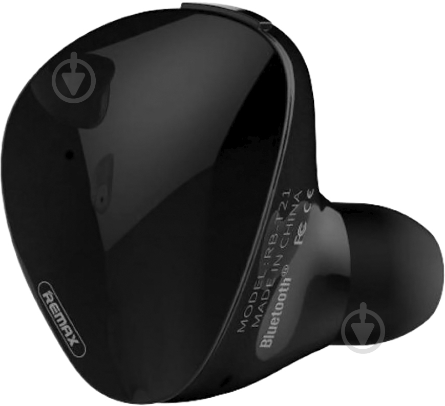 Bluetooth-гарнитура Remax RB-T21 Wireless Black (RB-T21BK) - фото 1
