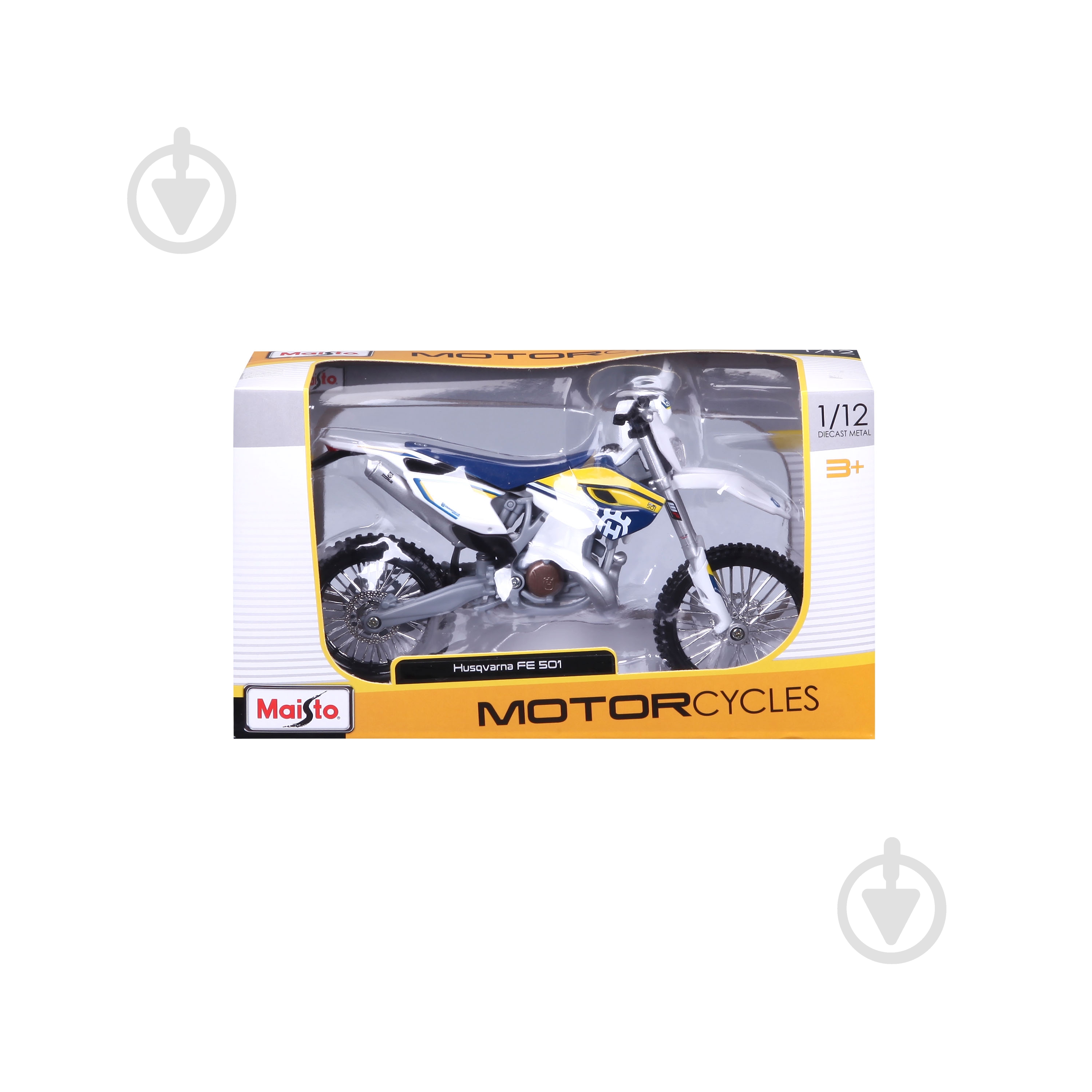 Мотоцикл Maisto Husqvarna FE 501 1:12 31101-16921 - фото 8