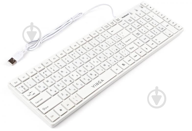 Клавиатура Vinga KB820 (KB820White) white - фото 2 Клавиатура Vinga KB820 (KB820White) white - фото 2