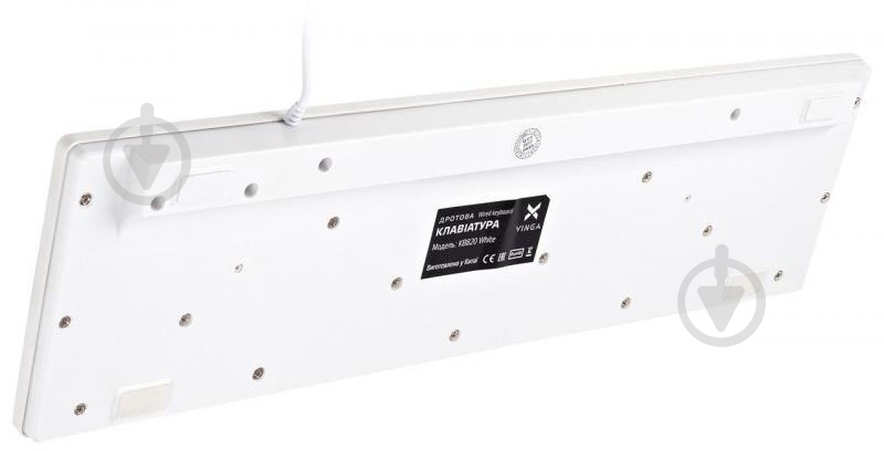 Клавиатура Vinga KB820 (KB820White) white - фото 6 Клавиатура Vinga KB820 (KB820White) white - фото 6