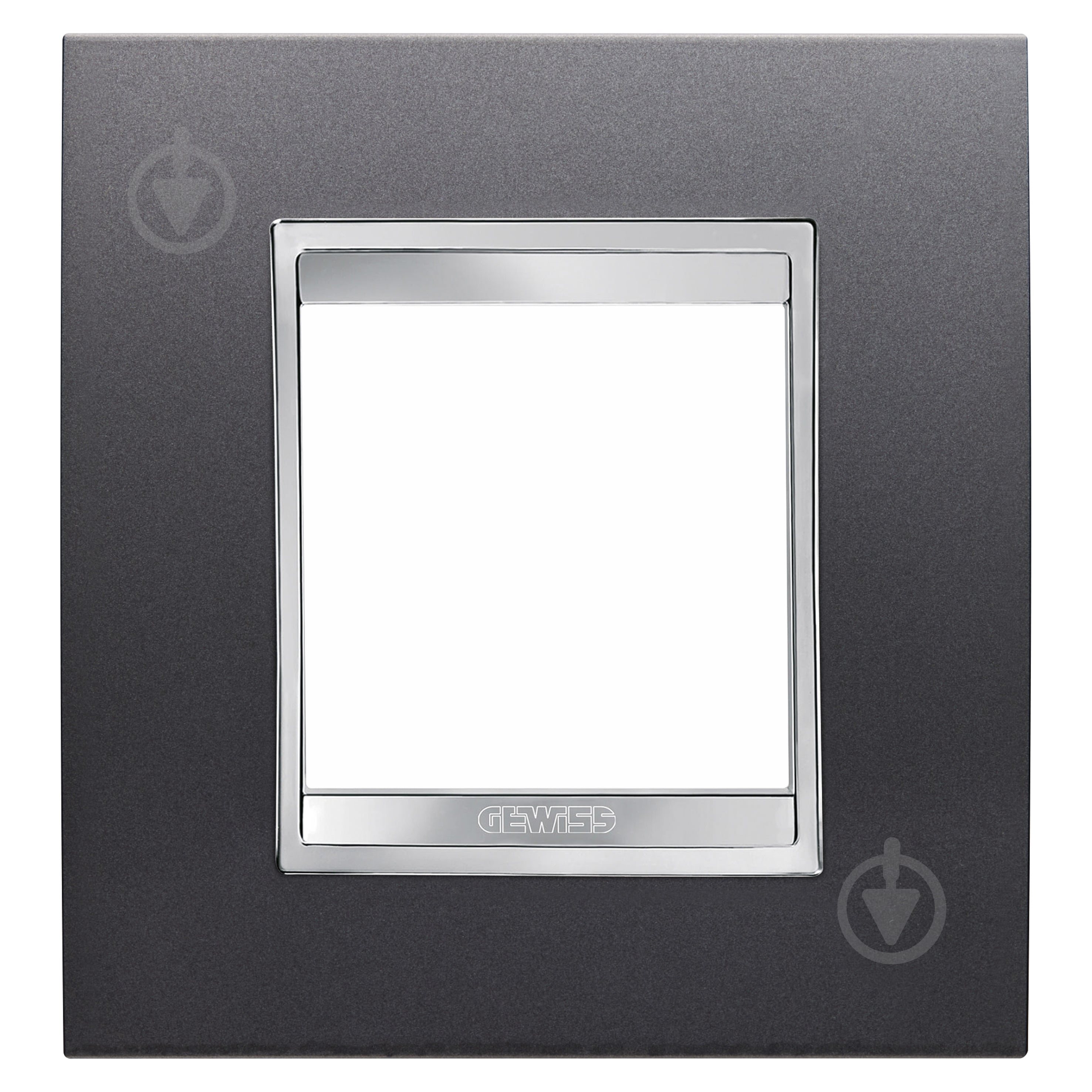 Рамка двухместная Chorusmart LUX универсальная сланец GW16222VA - фото 1 Рамка двухместная Chorusmart LUX универсальная сланец GW16222VA - фото 1