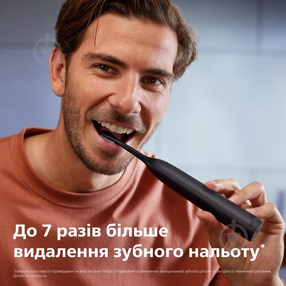 Набір Philips Series 5500 електрична зубна щітка HX7111/01 + насадки HX9092/88 - фото 8 Набір Philips Series 5500 електрична зубна щітка HX7111/01 + насадки HX9092/88 - фото 8