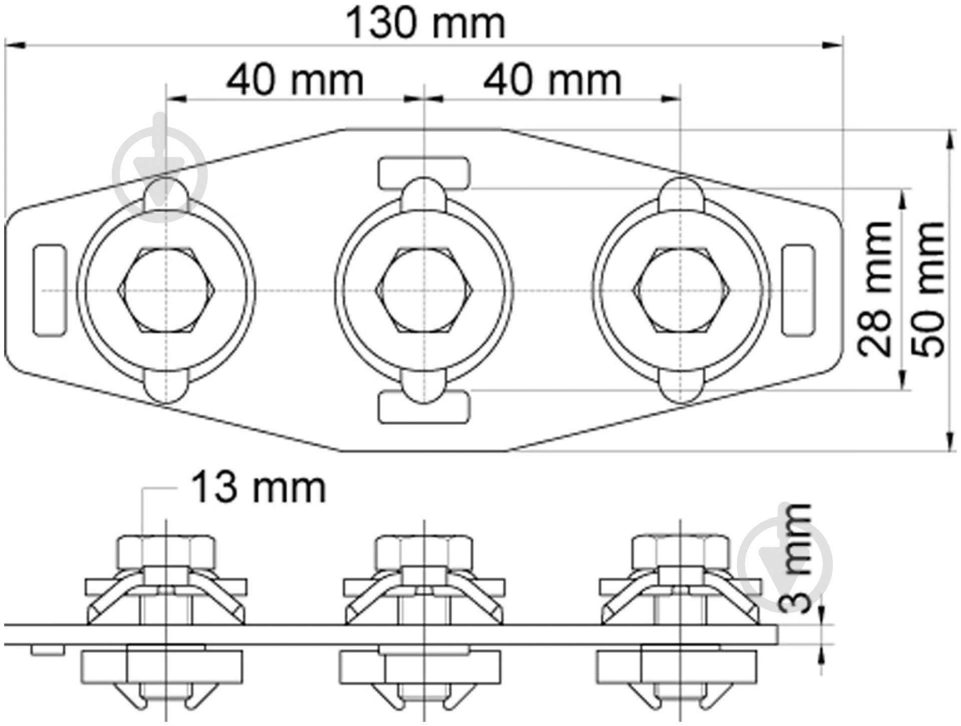 Соединитель монтажного профиля RapidRail Х - фото 4