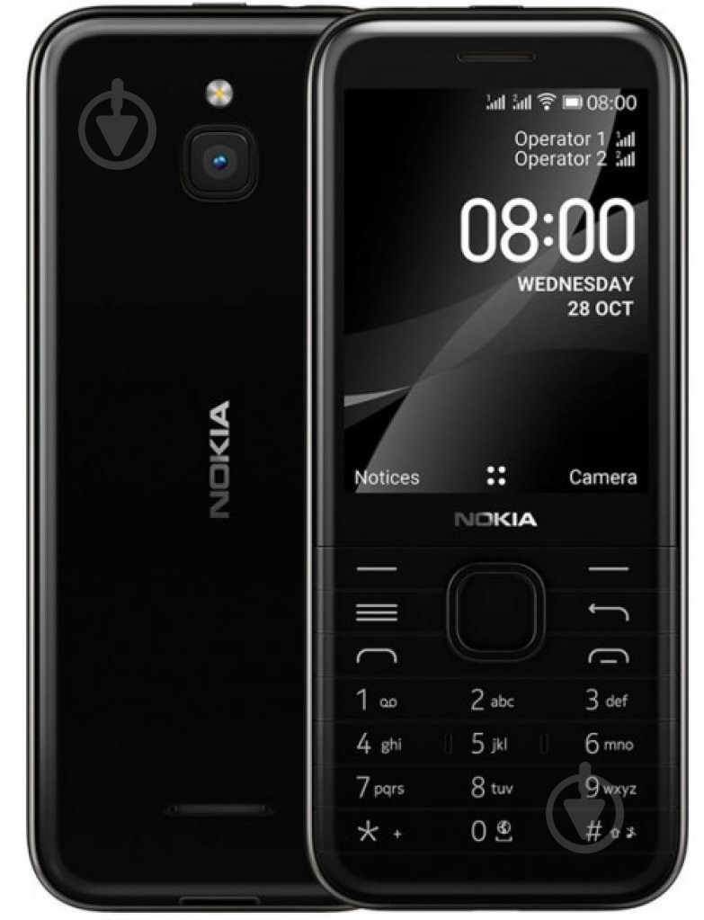 Мобільний телефон Nokia 8000 DS 4G black - фото 1 Мобільний телефон Nokia 8000 DS 4G black - фото 1