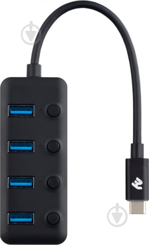 Адаптер 2E USB Type-C – USB 3.0 0,25 м черный (2E-W1406) - фото 2 Адаптер 2E USB Type-C – USB 3.0 0,25 м черный (2E-W1406) - фото 2