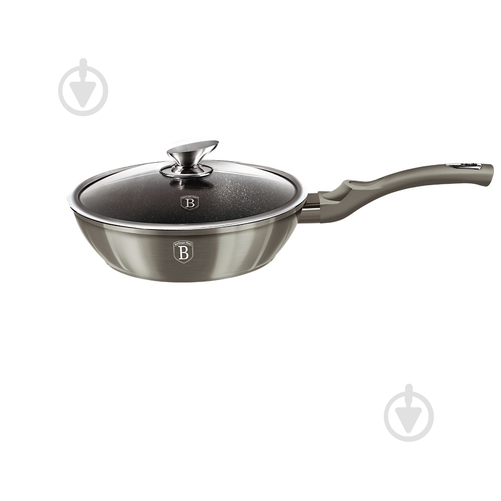 Сковорода Berlinger Haus Metallic Line CARBON Edition 24 см BH 1237N - фото 1