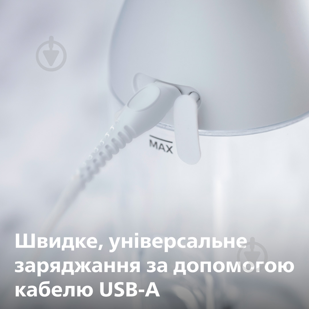 Набір Philips Іригатор HX3826/31 + насадки HX3042/00 - фото 9