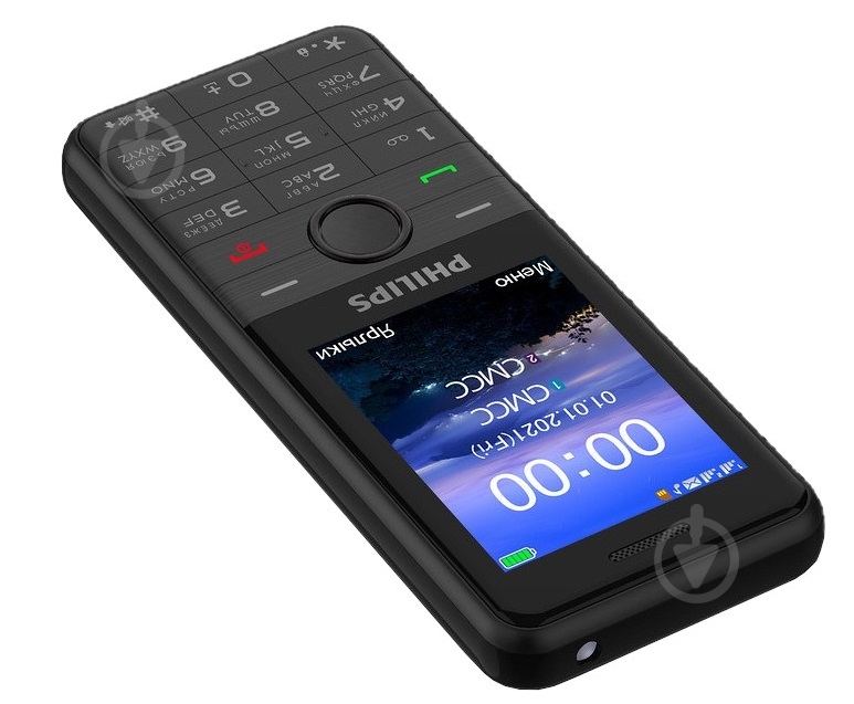 Мобильный телефон Philips Xenium E172 black - фото 4